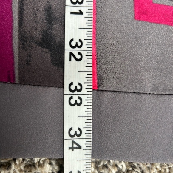 Eliza J Lined Midi Dress in Cool Colors with Sexy Zipper along the back size 6 - Picture 8 of 11